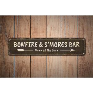 Bonfire-And-Smores-Bar-Sign-Premium-Quality-Rustic-Metal-Sign-Images