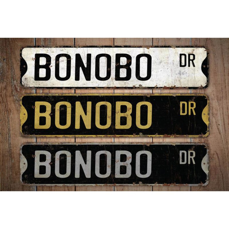 Bonobo-Premium-Quality-Rustic-Metal-Sign-Images