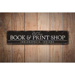 Book-And-Print-Shop-Premium-Quality-Rustic-Metal-Sign-Images