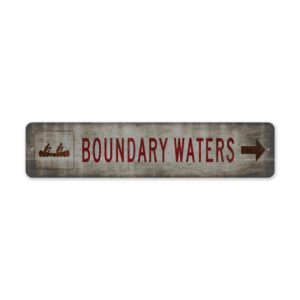 Boundary-Waters-Arrow-Sign-Premium-Quality-Rustic-Metal-Sign-2