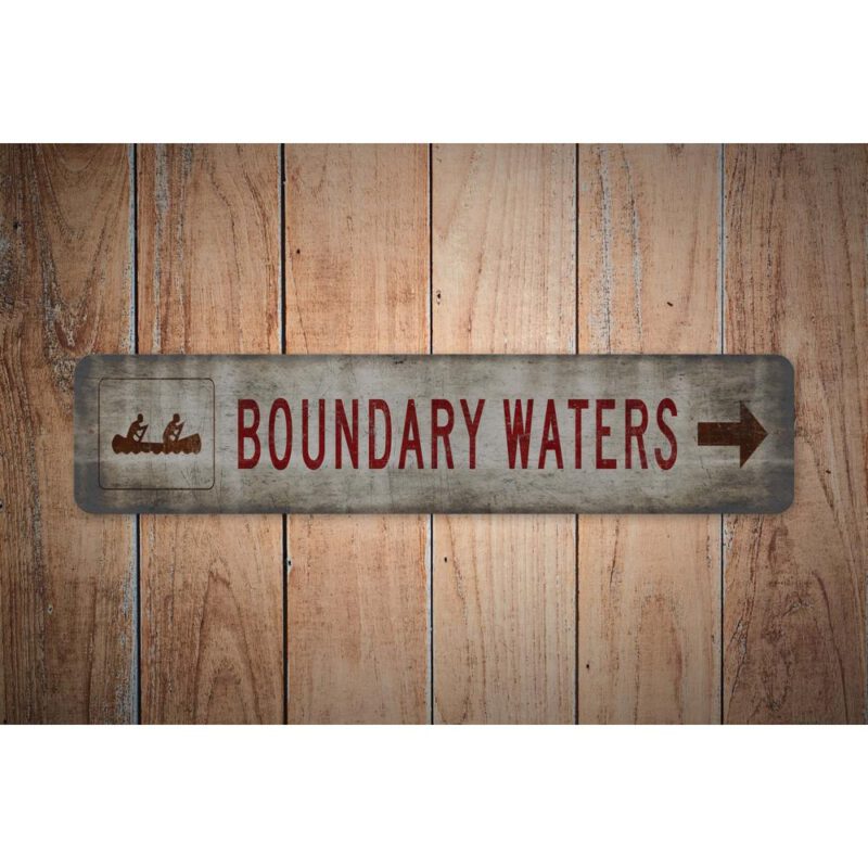 Boundary-Waters-Arrow-Sign-Premium-Quality-Rustic-Metal-Sign-Images