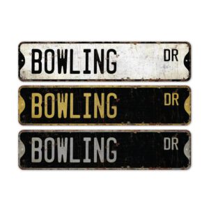 Bowling-Premium-Quality-Rustic-Metal-Sign-2