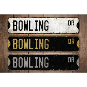 Bowling-Premium-Quality-Rustic-Metal-Sign-Images