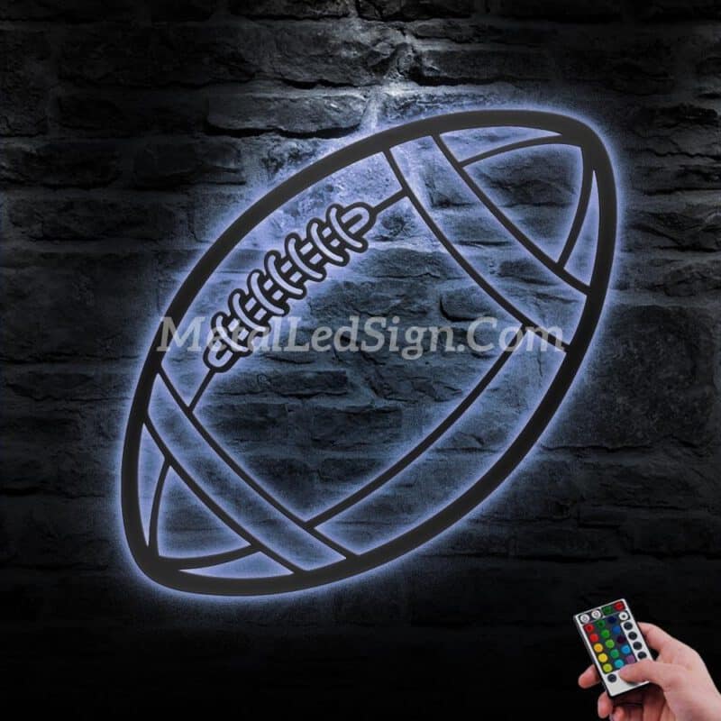 Boy-American-Football-Ball-Metal-Wall-Art-Led-Light-3-1