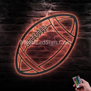 Boy-American-Football-Ball-Metal-Wall-Art-Led-Light-6