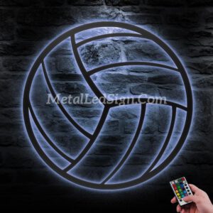 Boy-Ball-Volleyball-Metal-Wall-Art-Led-Light-3-2