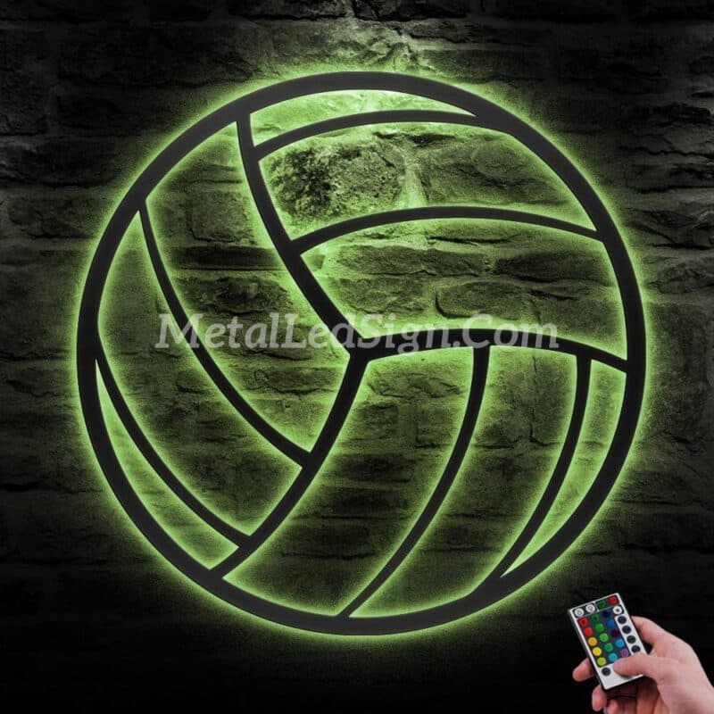 Boy-Ball-Volleyball-Metal-Wall-Art-Led-Light-6-1