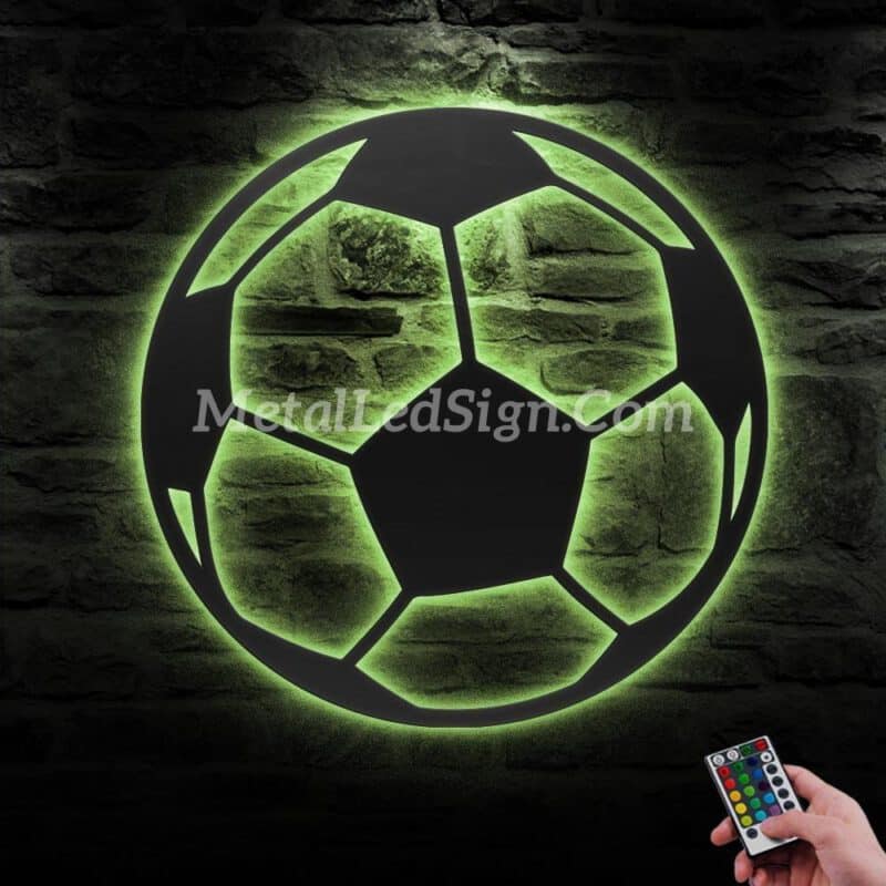 Boy-Soccer-Metal-Wall-Art-Led-Light-5