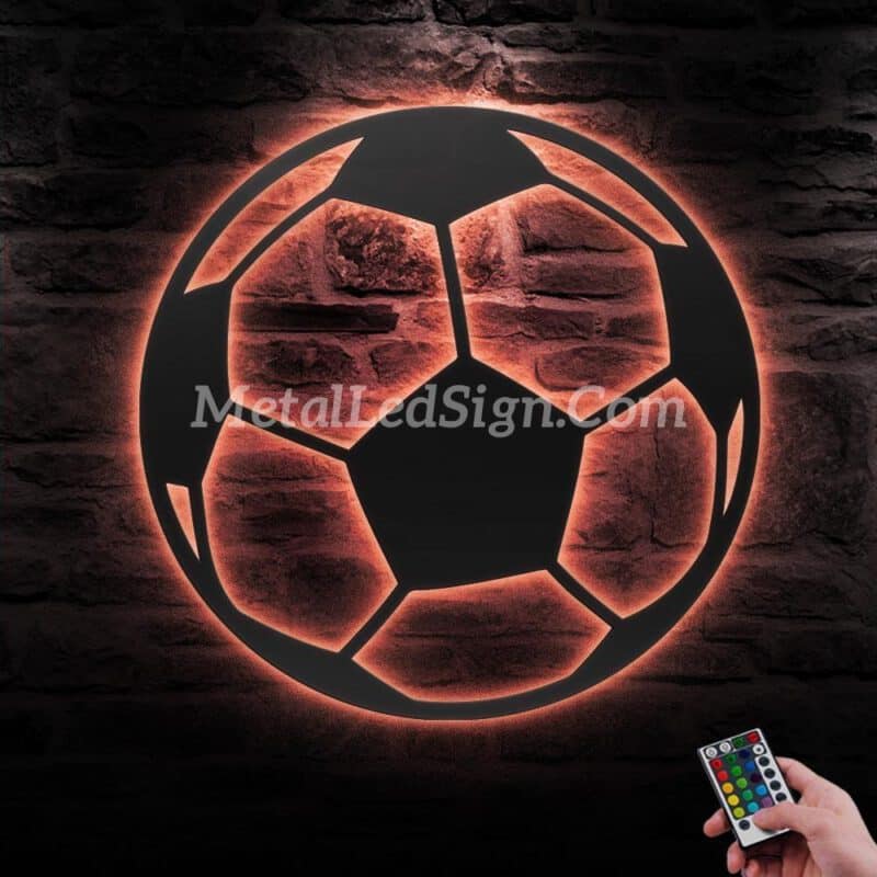 Boy-Soccer-Metal-Wall-Art-Led-Light-6