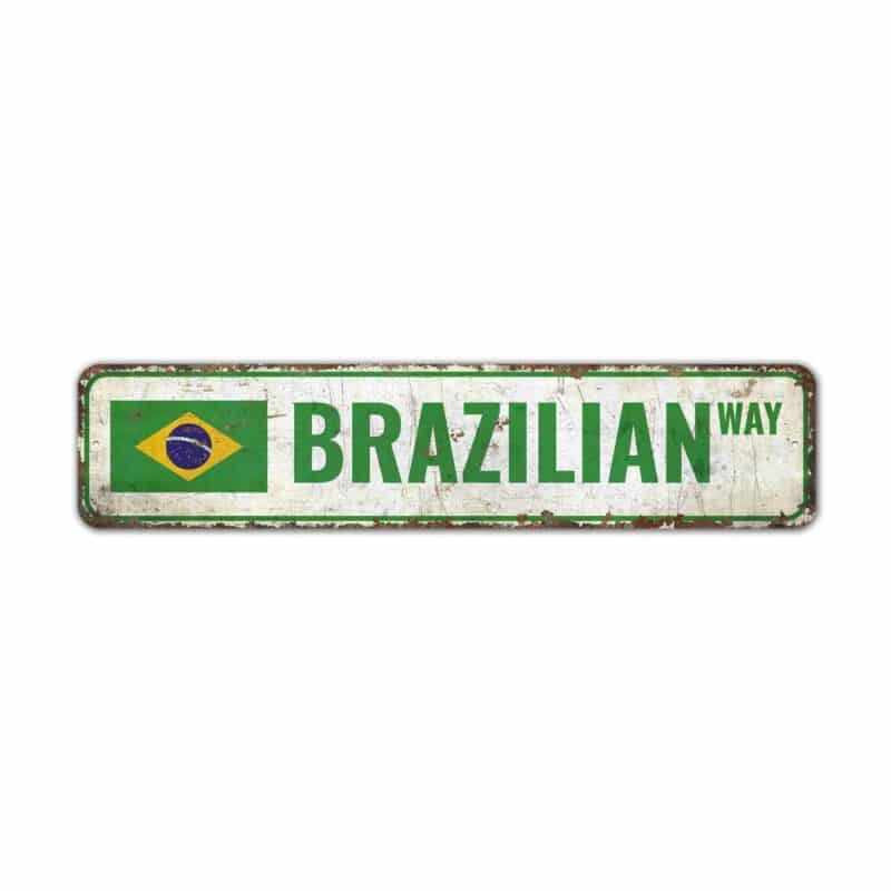 Brazilian-Street-Sign-Premium-Quality-Rustic-Metal-Sign-2