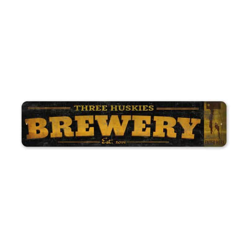 Brewery-Arrow-Sign-Premium-Quality-Rustic-Metal-Sign-2