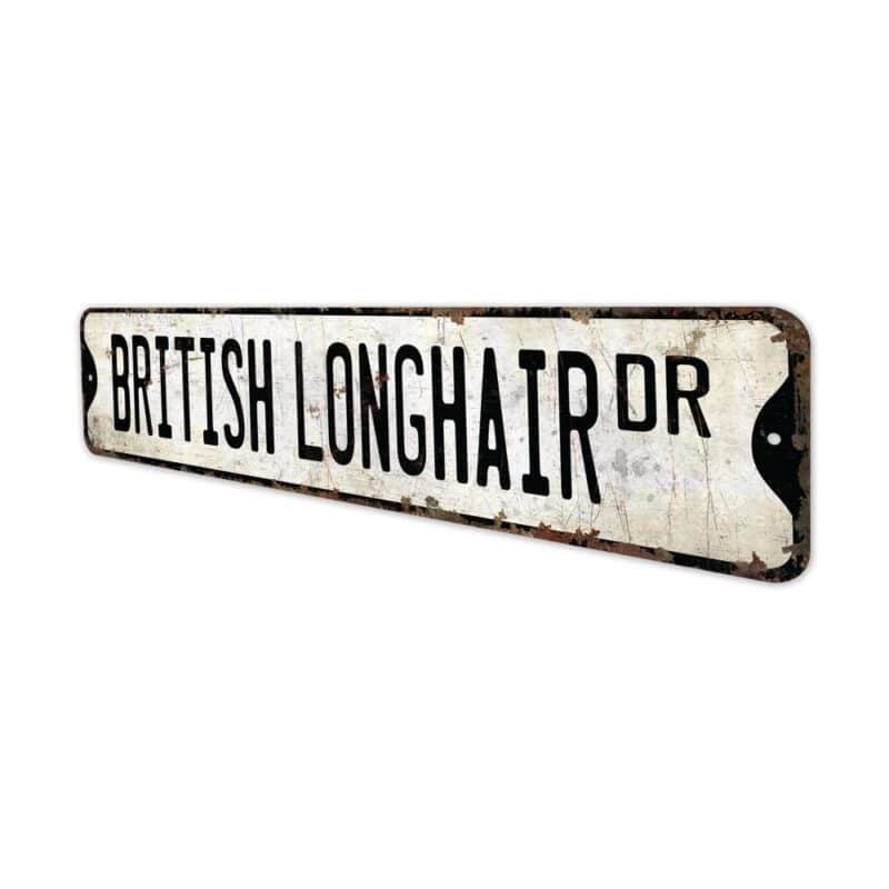 British-Longhair-Premium-Quality-Rustic-Metal-Sign-4