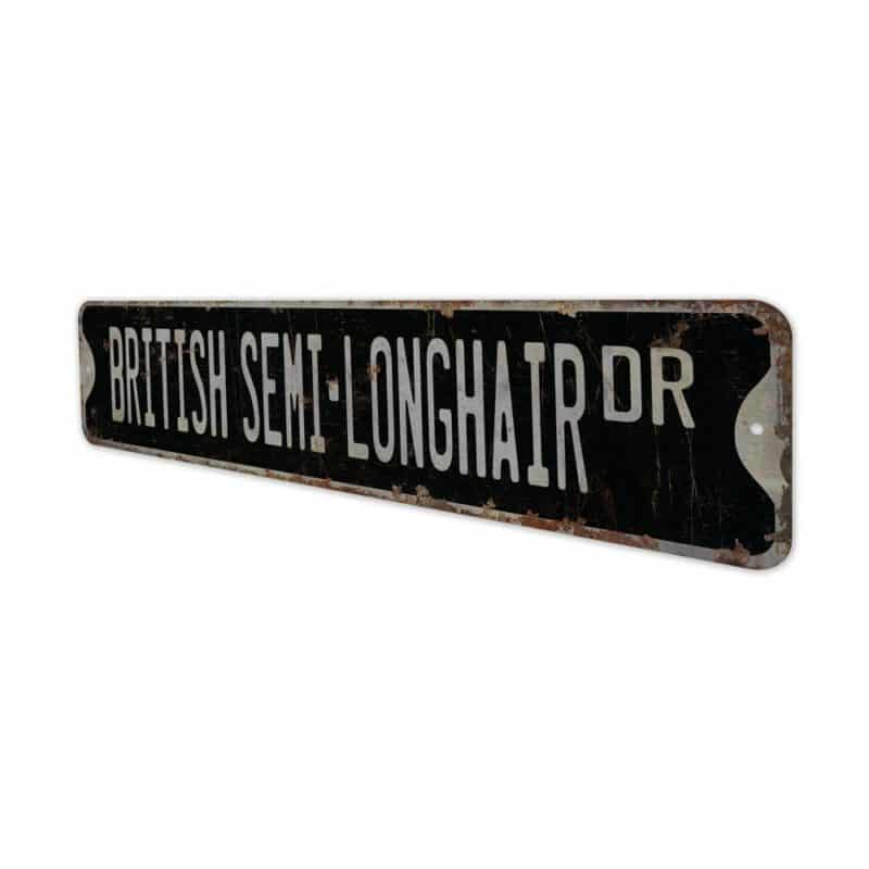 British-Semi-Cat-Premium-Quality-Rustic-Metal-Sign-7