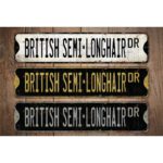 British-Semi-Cat-Premium-Quality-Rustic-Metal-Sign-Images