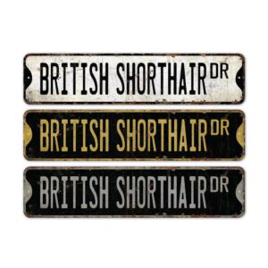 British-Shorthair-Premium-Quality-Rustic-Metal-Sign-2