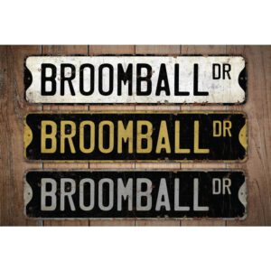 Broomball-Premium-Quality-Rustic-Metal-Sign-Images