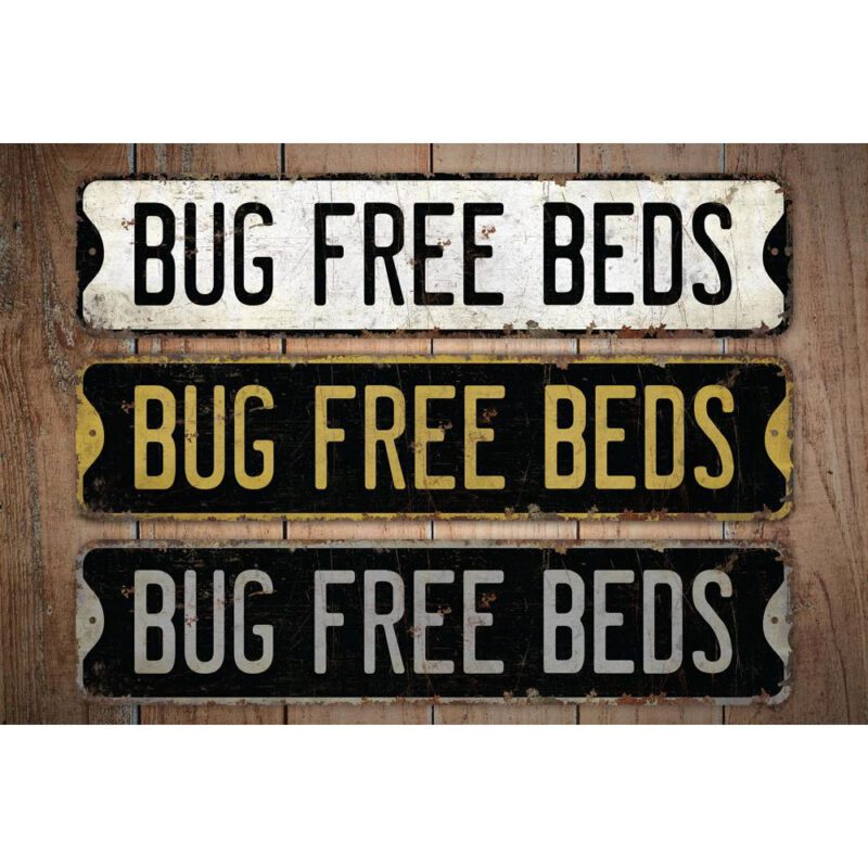 Bug-Free-Beds-Premium-Quality-Rustic-Metal-Sign-Images