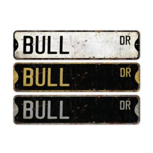 Bull-Premium-Quality-Rustic-Metal-Sign-2