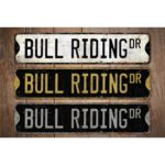 Bull-Riding-Premium-Quality-Rustic-Metal-Sign-Images