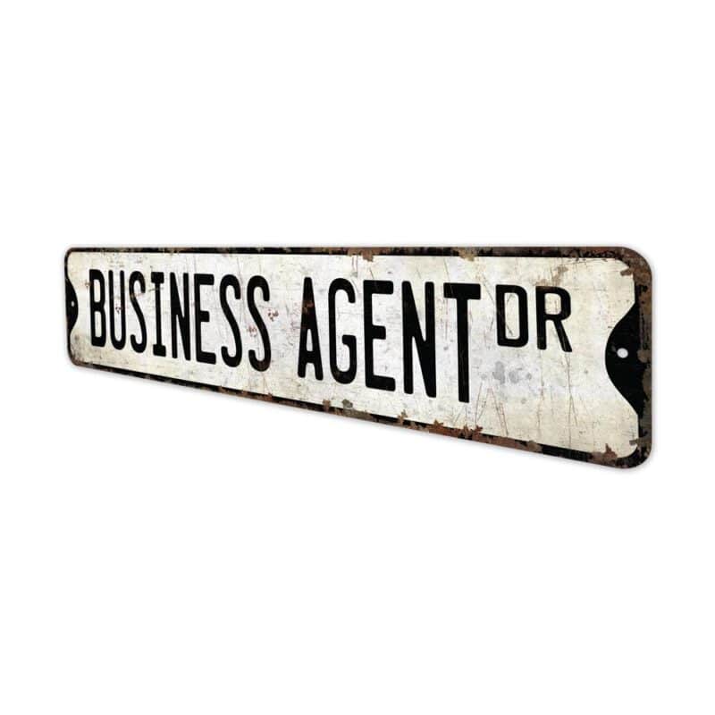 Business-Agent-Premium-Quality-Rustic-Metal-Sign-4