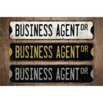 Business-Agent-Premium-Quality-Rustic-Metal-Sign-Images