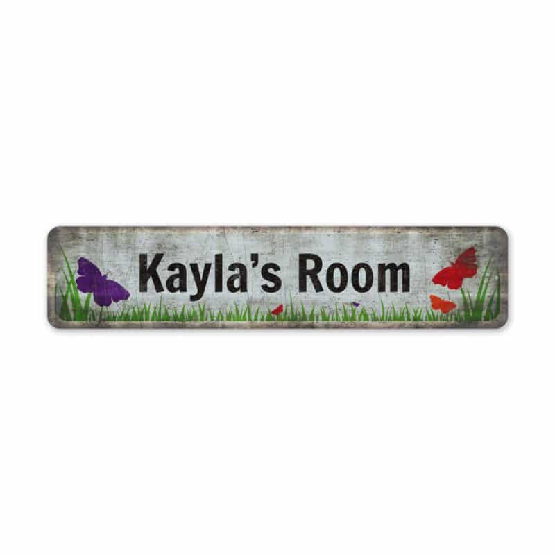 Butterfly-Door-Sign-Premium-Quality-Rustic-Metal-Sign-2