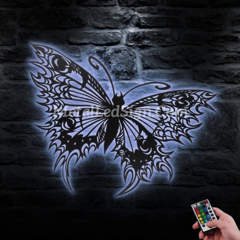 Butterfly-Metal-Wall-Art-Led-Light-3-1