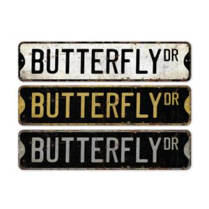 Butterfly-Premium-Quality-Rustic-Metal-Sign-2