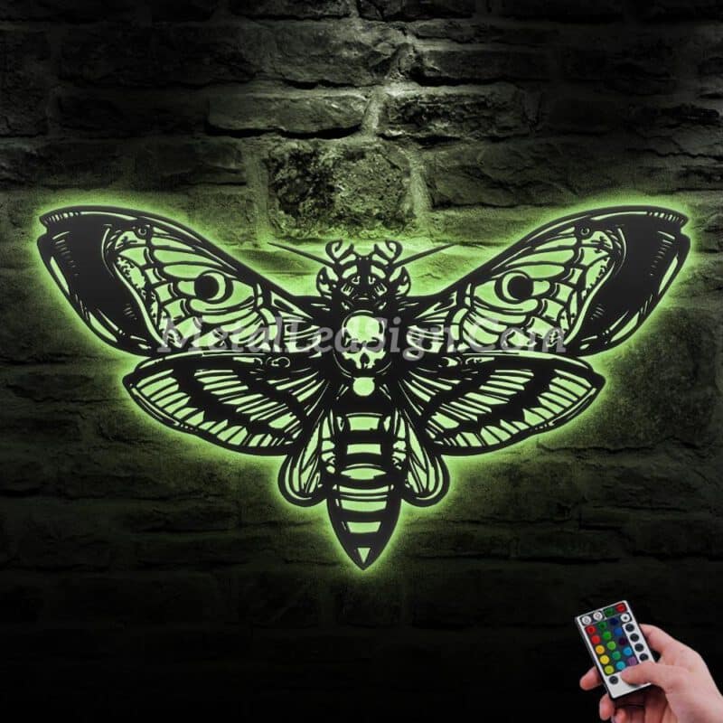 Butterfly-Skull-Metal-Wall-Art-With-Led-Light-5-4