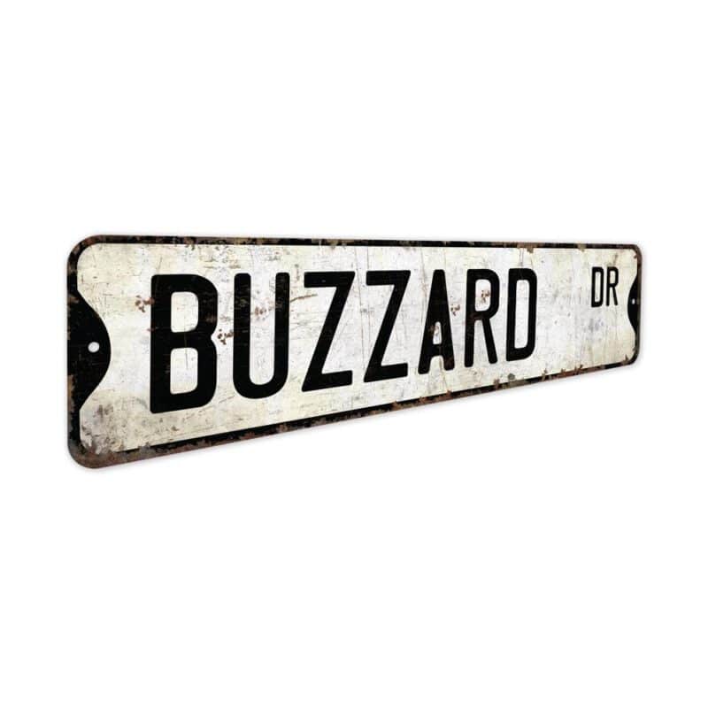 Buzzard-Premium-Quality-Rustic-Metal-Sign-3