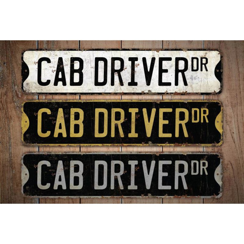 Cab-Driver-Premium-Quality-Rustic-Metal-Sign-Images