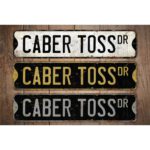 Caber-Toss-Premium-Quality-Rustic-Metal-Sign-Images