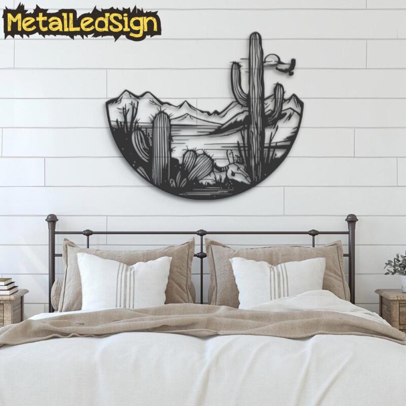 Cactus-Desert-Mountain-Metal-Wall-Art-LED-Light-5.jpg