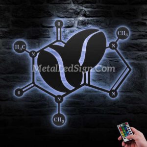 Caffeine-Molecule-Metal-Wall-Art-Led-Light-1