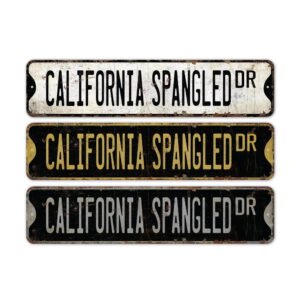 California-Spangled-Premium-Quality-Rustic-Metal-Sign-2