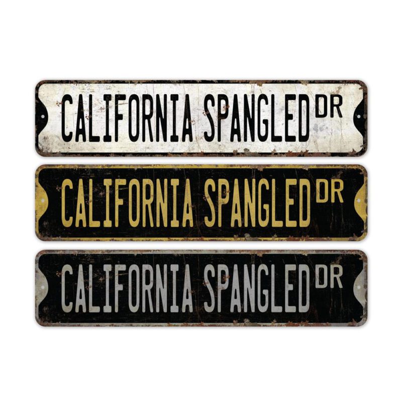 California-Spangled-Premium-Quality-Rustic-Metal-Sign-2