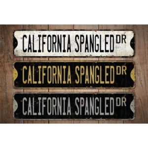 California-Spangled-Premium-Quality-Rustic-Metal-Sign-Images