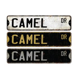 Camel-Premium-Quality-Rustic-Metal-Sign-2