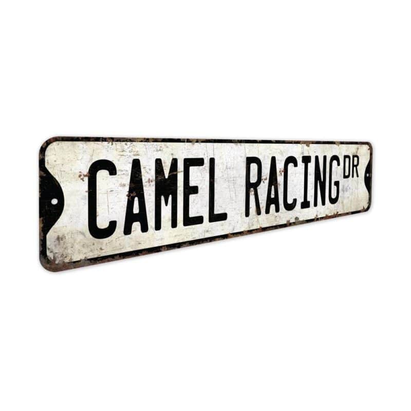 Camel-Racing-Premium-Quality-Rustic-Metal-Sign-3