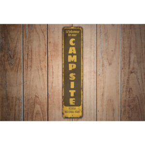 Camp-Site-Sign-Premium-Quality-Rustic-Metal-Sign-Images