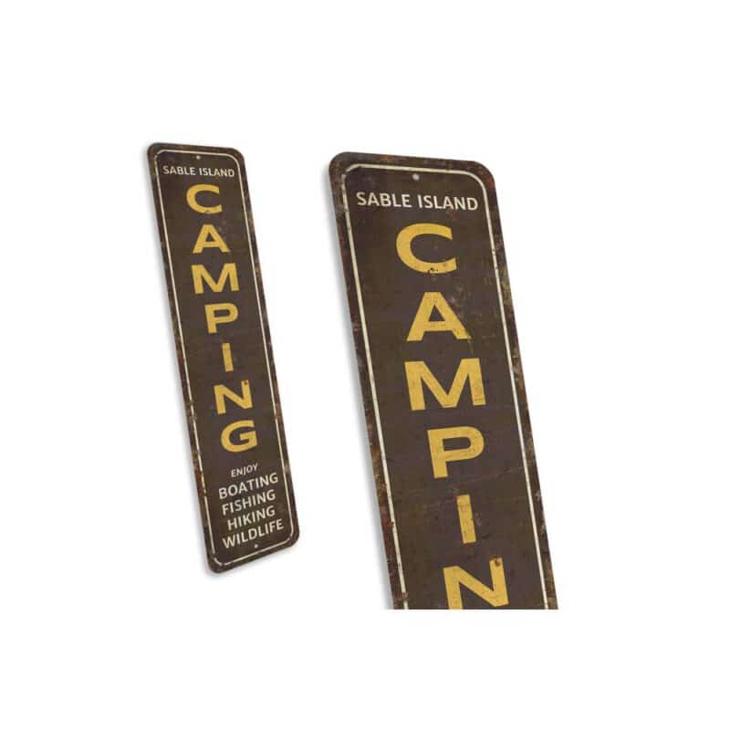 Camping-Sign-Premium-Quality-Rustic-Metal-Sign-3