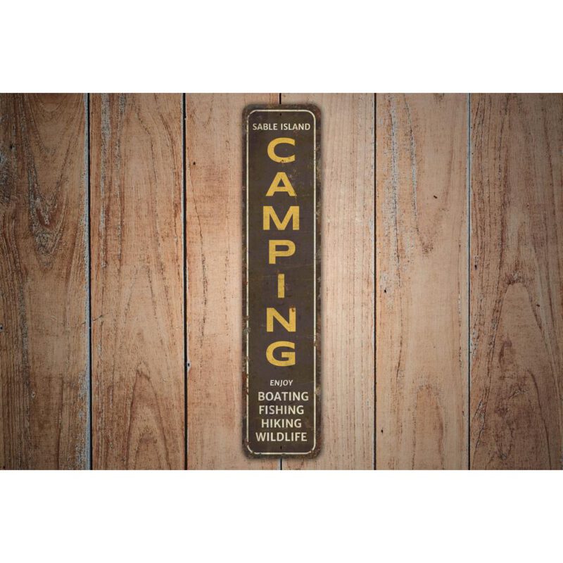 Camping-Sign-Premium-Quality-Rustic-Metal-Sign-Images