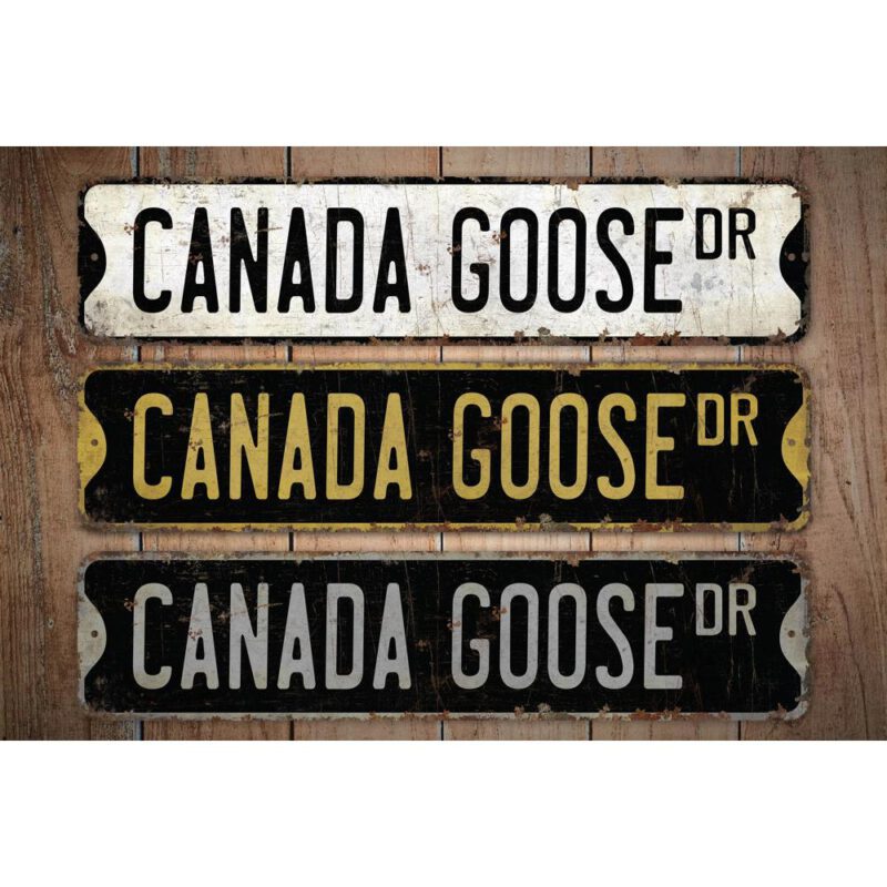 Canada-Goose-Premium-Quality-Rustic-Metal-Sign-Images