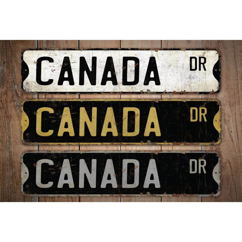 Canada-Premium-Quality-Rustic-Metal-Sign-Images