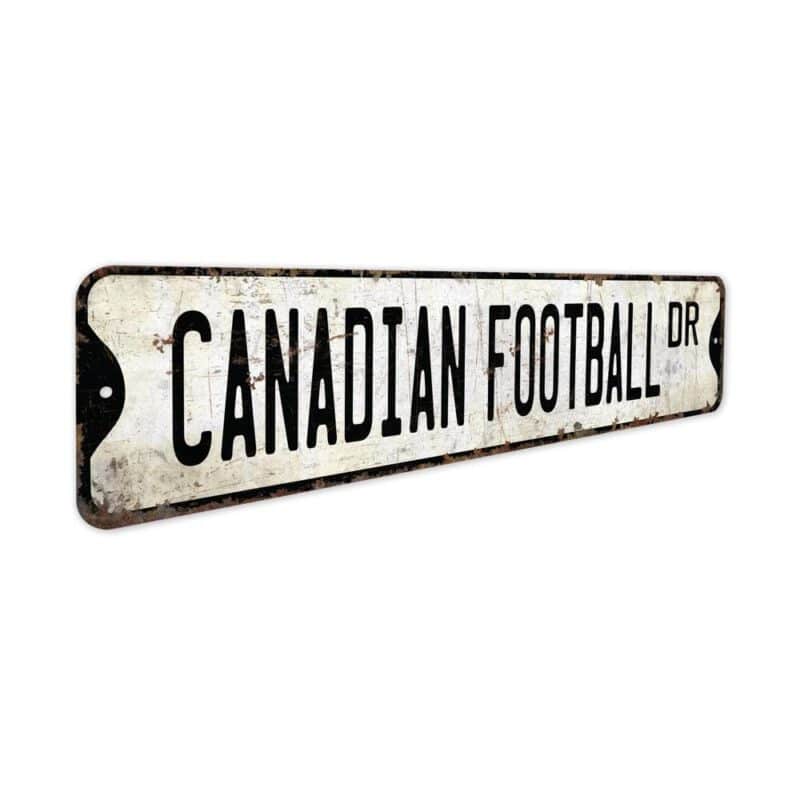 Canadian-Football-Premium-Quality-Rustic-Metal-Sign-3