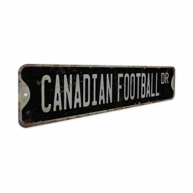 Canadian-Football-Premium-Quality-Rustic-Metal-Sign-7