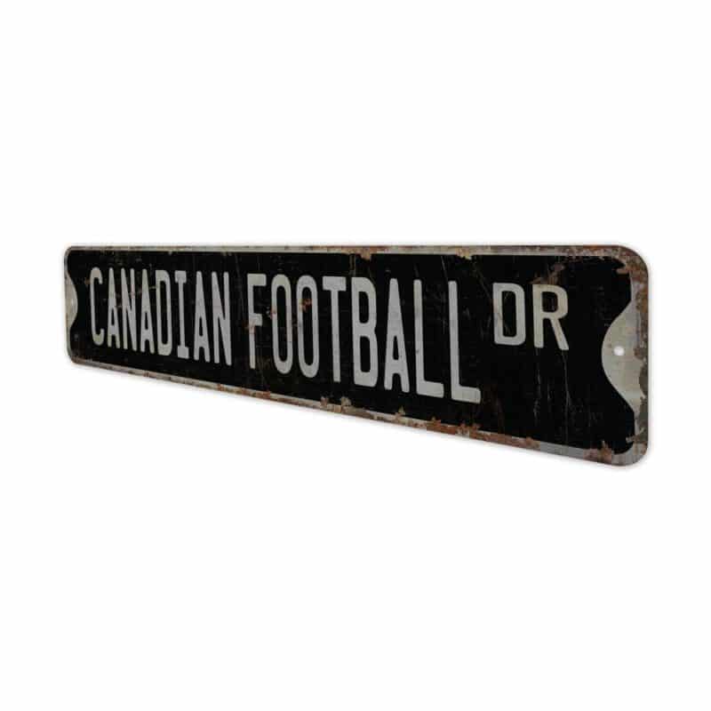 Canadian-Football-Premium-Quality-Rustic-Metal-Sign-8