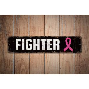 Cancer-Fighter-Premium-Quality-Rustic-Metal-Sign-Images