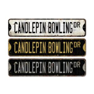 Candlepin-Bowling-Premium-Quality-Rustic-Metal-Sign-2