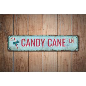 Candy-Cane-LN-Sign-Premium-Quality-Rustic-Metal-Sign-Images